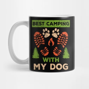 best camping with my dog,camping,camp,camper,dog Mug